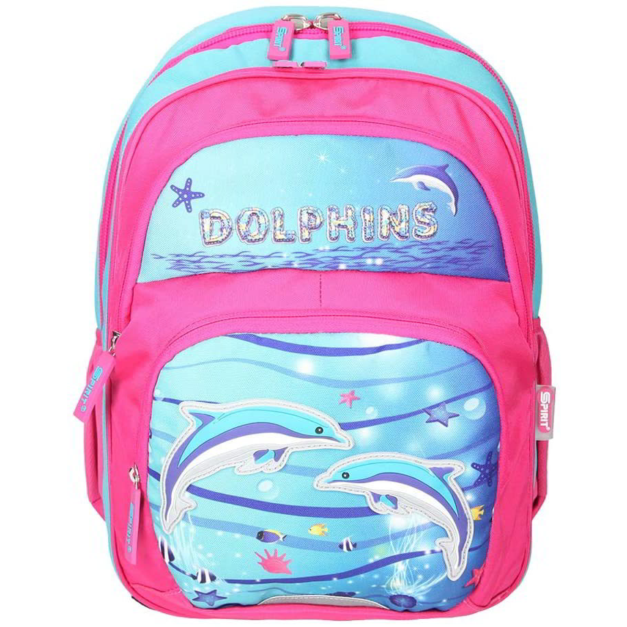 Spirit: Delfines ergonomikus iskolatáska - Kék (405812)