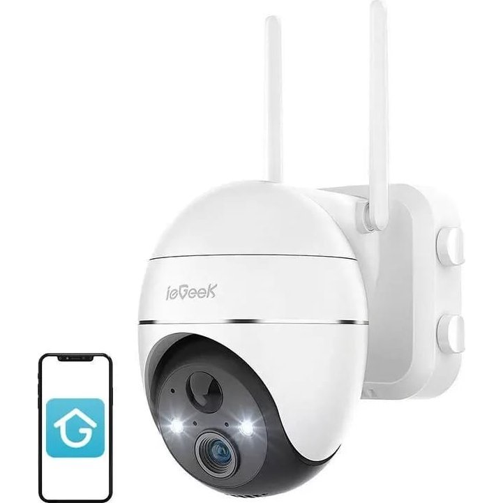 IEGEEK ZS-GX1S 3MP IP kamera 5200mAh fehér (46849-0)