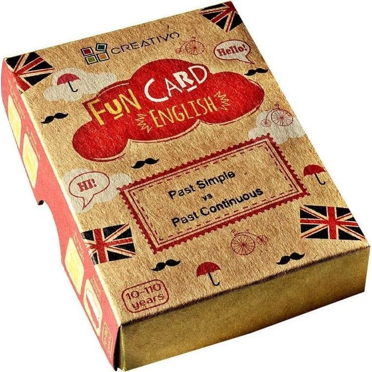 Fun Card English: Past Simple vs Past Continuous (527614)