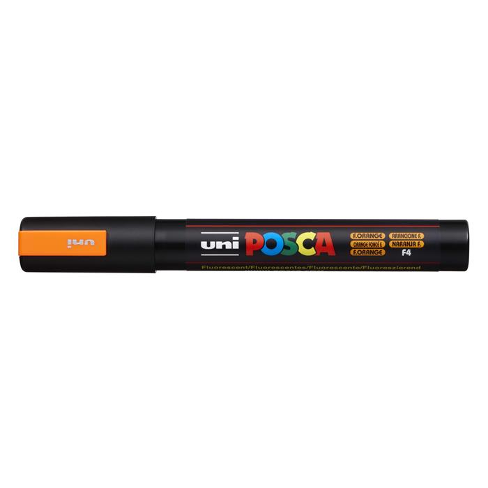 Uni Posca PC-5M 1.8-2.5 mm Dekormarker - Fluor narancs (2UPC5MFN)