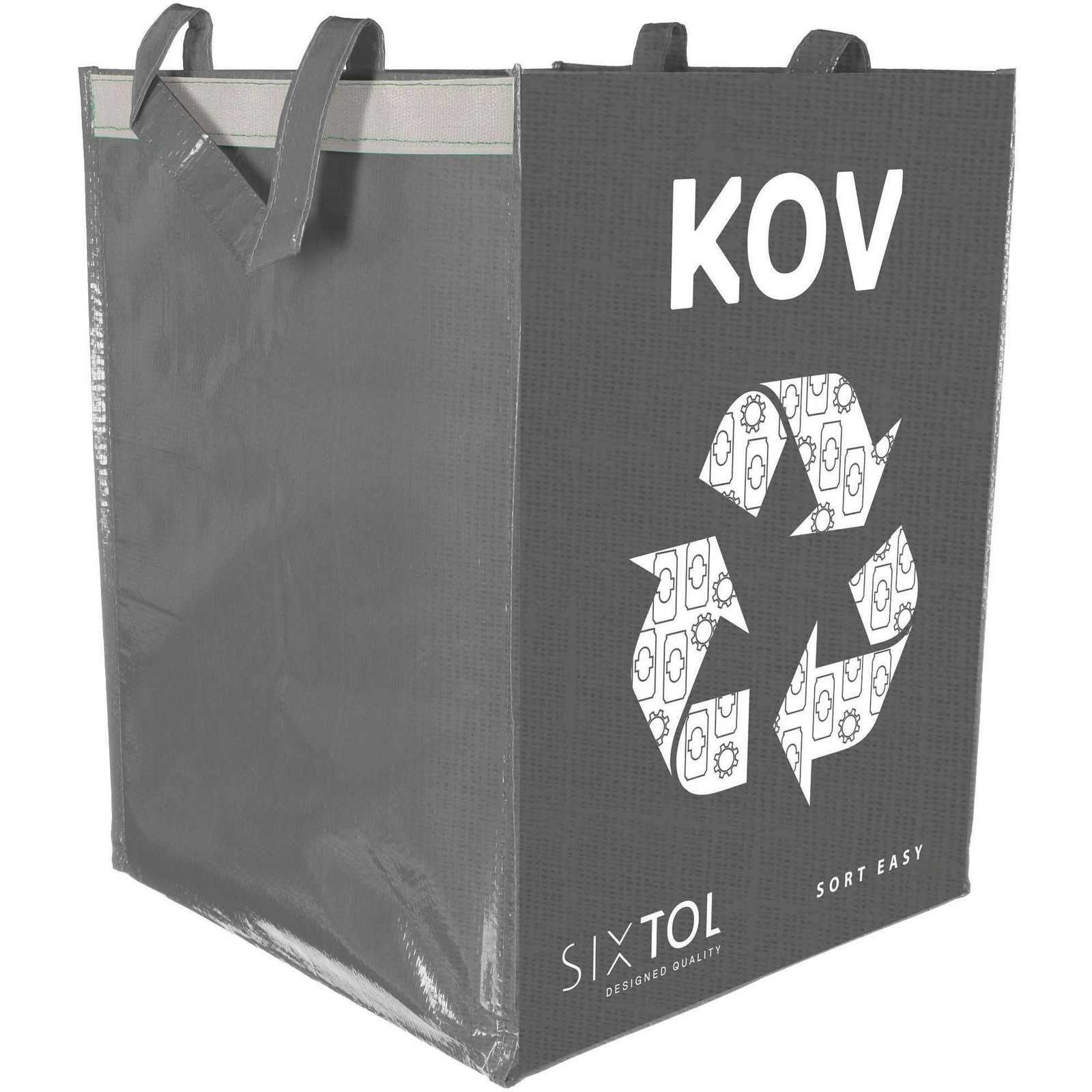 SIXTOL Táska szelektív hulladékhoz SORT EASY METAL, 30x30x40 cm, 36 l (SX4208)