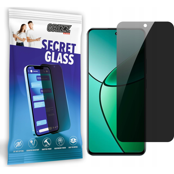  GrizzGlass Szkło prywatyzujące GrizzGlass SecretGlass do Realme 12 Plus