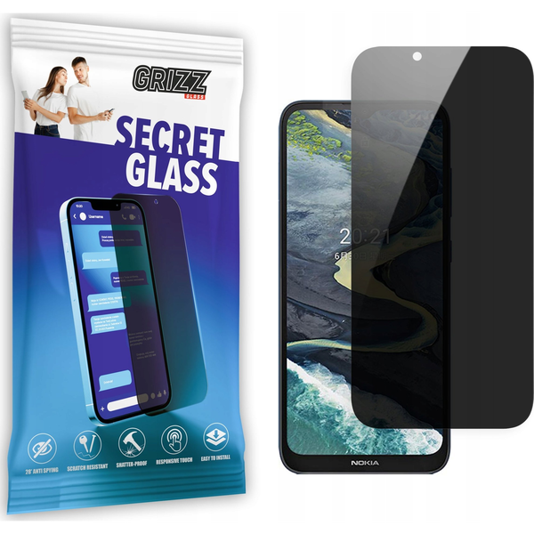  GrizzGlass Szkło prywatyzujące GrizzGlass SecretGlass Nokia C20 Plus