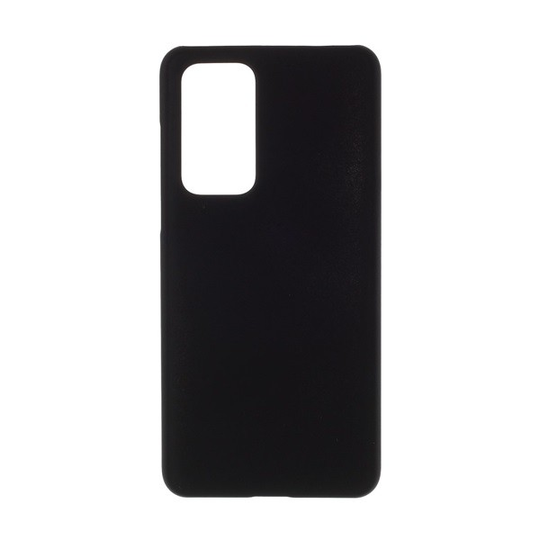 Műanyag telefonvédő (gumírozott) FEKETE [Huawei P40] (5996457948833)