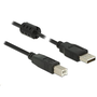 DeLOCK 2 m, USB 2.0-A/USB 2.0-B kabel USB USB A USB B Černý