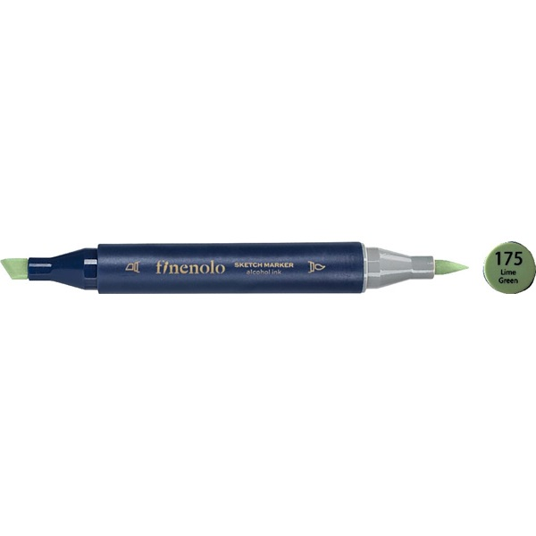 Deli Finenolo 175 - Lime Green kétvégű permanent ART marker (DEC184-F/175)