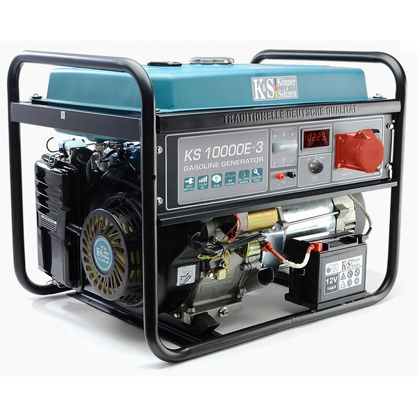 Háromfázisú hordozható áramfejlesztő Könner & Söhnen 8000 W benzin