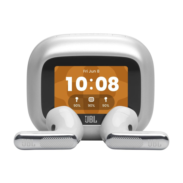 JBL Live Flex 4 Headset Trådløs I ørerne Opkald/Musik/Sport/Hverdag Bluetooth Sølv