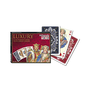 Карти за игра Piatnik, Luxury, 2 пакета от 52 карти, 6 жокера, в луксозна кутия, произведени в Австрия
