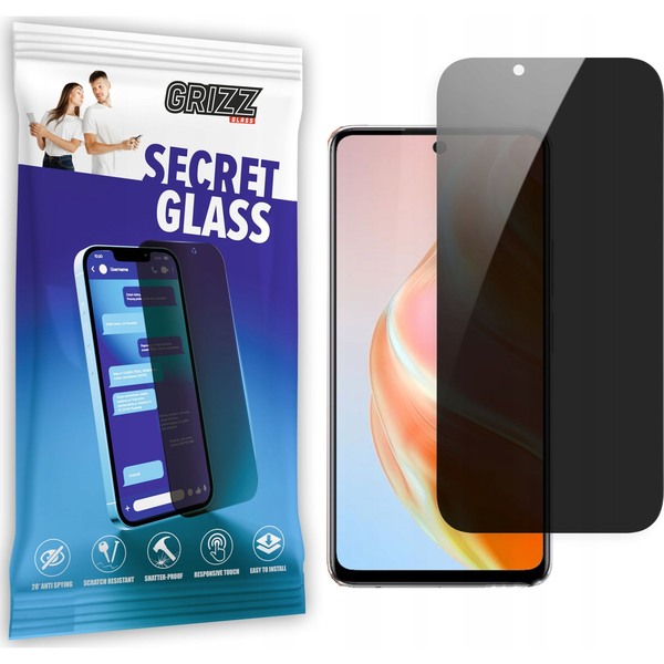  GrizzGlass Szkło prywatyzujące GrizzGlass SecretGlass do Infinix Zero 5G