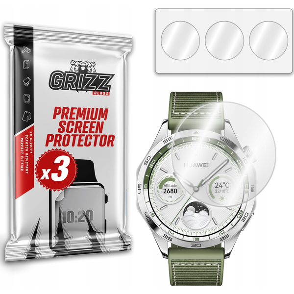  GrizzGlass Folia hydrożelowa GrizzGlass Hydrofilm do Huawei Watch GT 4 46mm