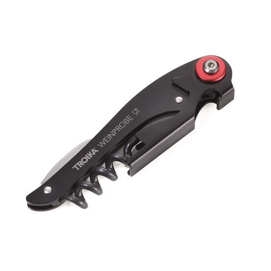 Troika WST01/BK bornyitó szett fekete-piros (WST01/BK)