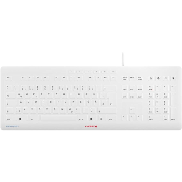 CHERRY Stream klávesnice USB QWERTZ Německý Šedá