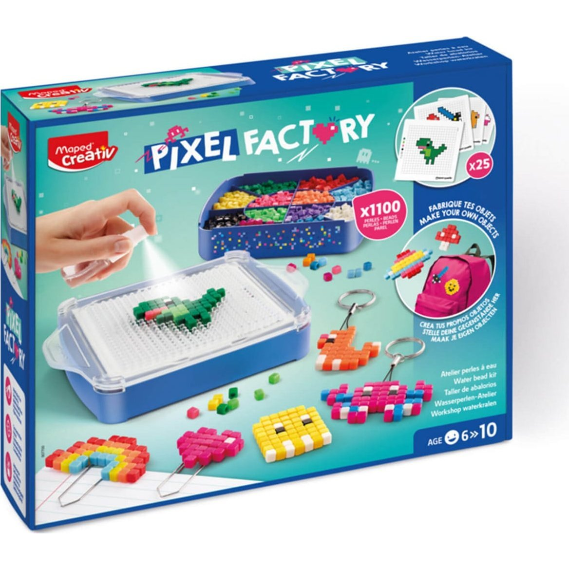 Maped Creativ Pixel-gyár gyöngykészlet papírsablonnal (KX3236)