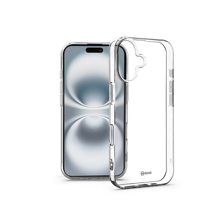 Roar All Day Full 360 szilikon tok - Apple iPhone 16 Plus - átlátszó (KC312250)