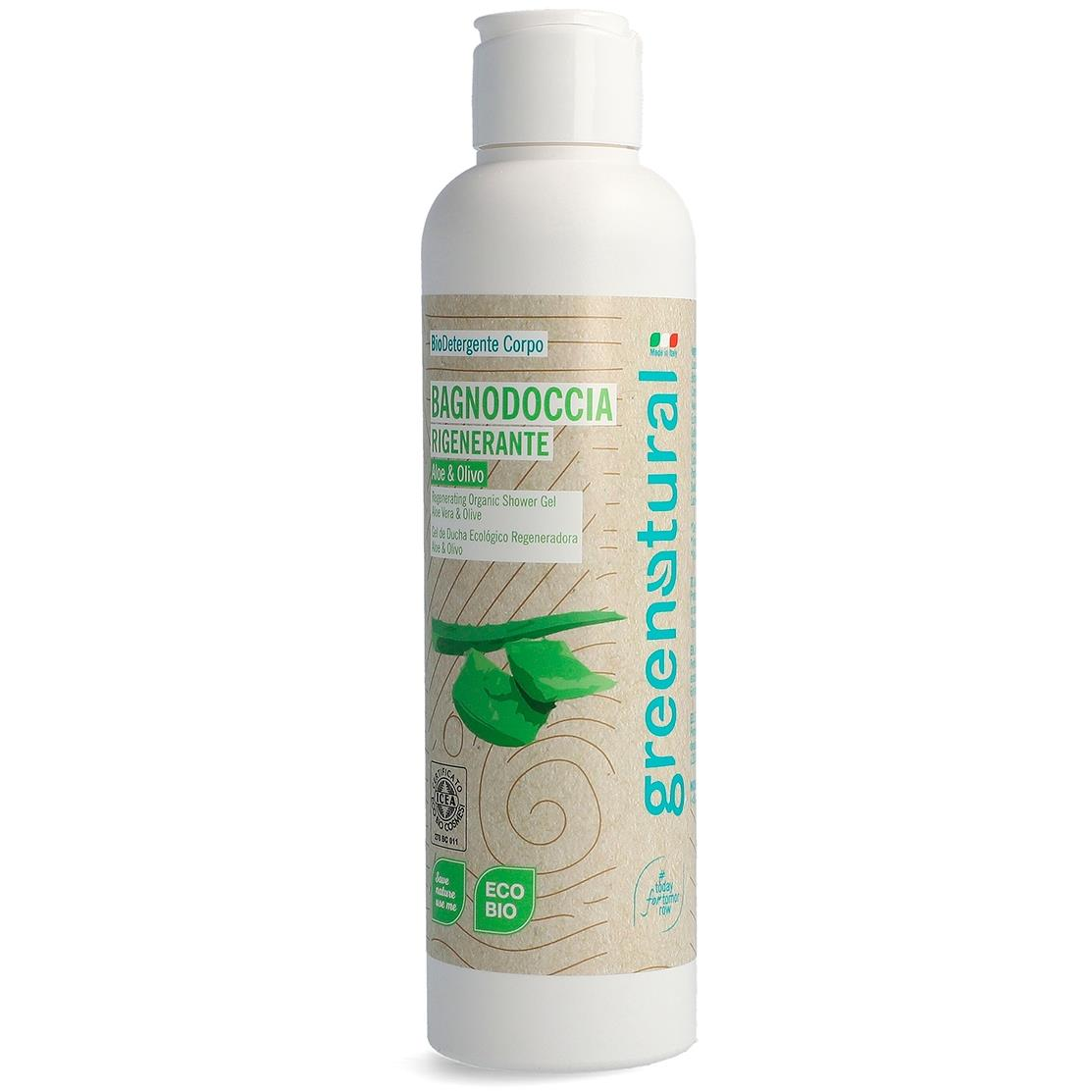 GREENATURAL regeneráló aloe vera és olíva 250 ml (8052400932544)