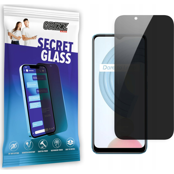  GrizzGlass Szkło prywatyzujące GrizzGlass SecretGlass Realme C21