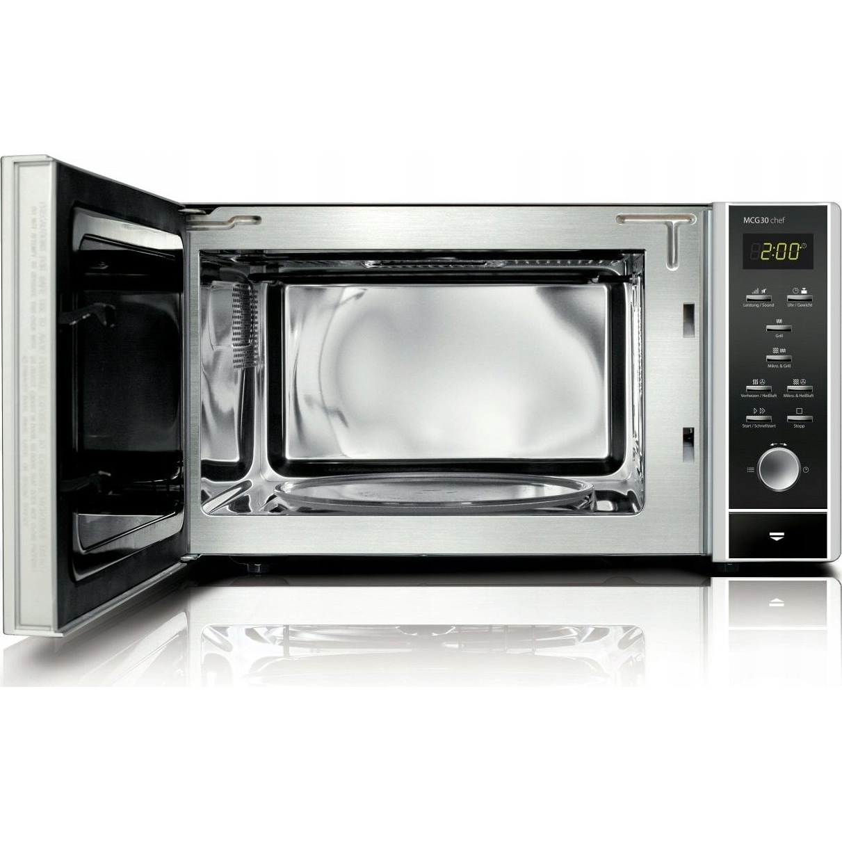 Caso MCG 30 Chef Mikrohullámú sütő 900W 30L Grill Konvekció (3370)