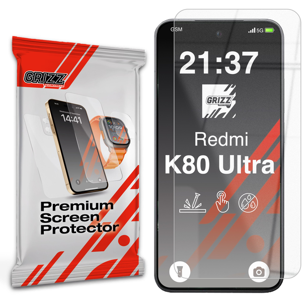 Szkło hybrydowe GrizzGlass HybridGlass do Xiaomi Redmi K80 Ultra