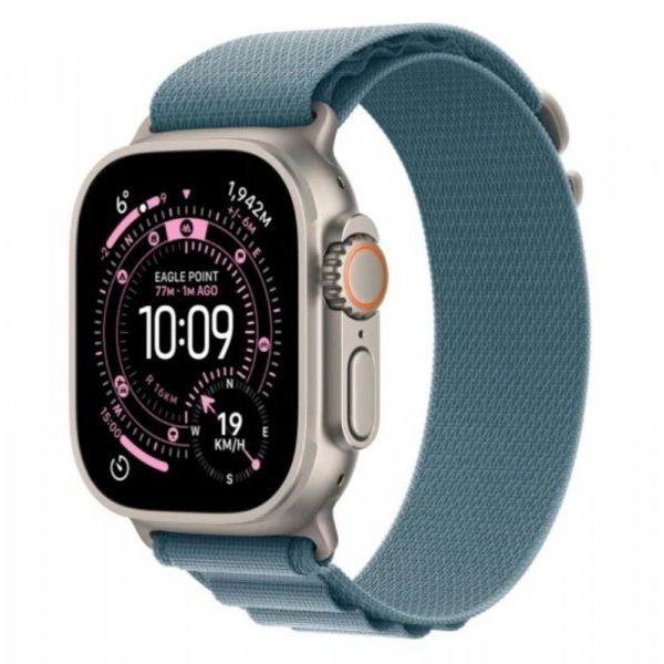 Apple Watch Ultra 3 GPS + Cellular 49 mm с титанов каишка в син цвят