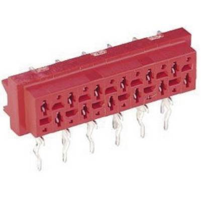Nyáklap-nyáklap és szalagkábel-nyáklap csatlakozó, Raszterméret=1.27 mm Mikro-MaTch TE Connectivity 8-215460-2 (8-215460-2)