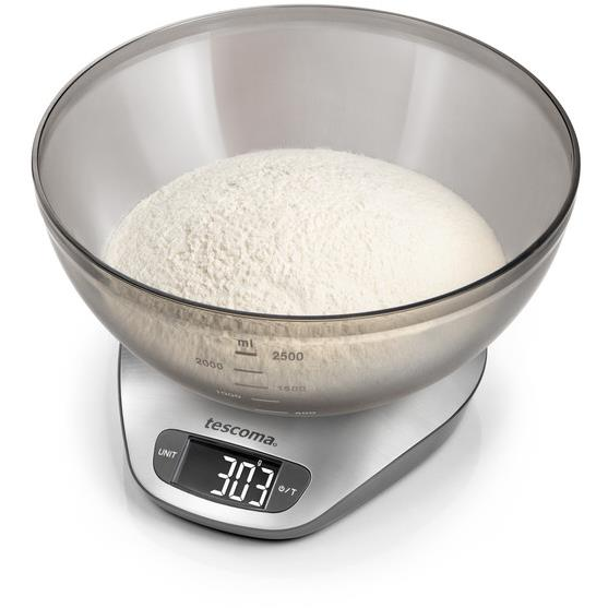 TESCOMA GrandCHEF digitális konyhai mérleg tálcával 5 kg