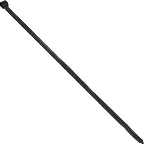  Orno Opaska kablowa, kolor czarny, odporna na UV, szerokość 4,8mm, długość 300mm, 100 sztuk.