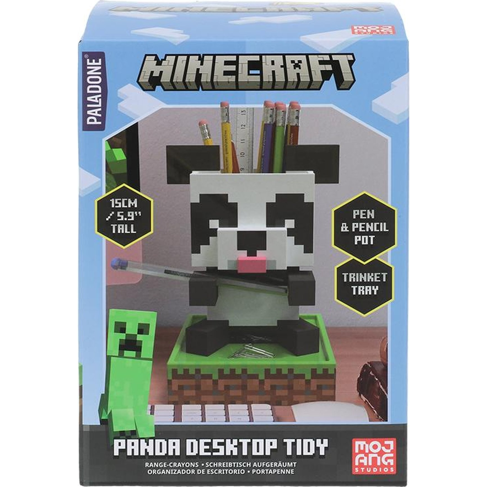 Paladone, Minecraft-Panda, 15 cm, Asztali dísz (PP11560MCFV2)