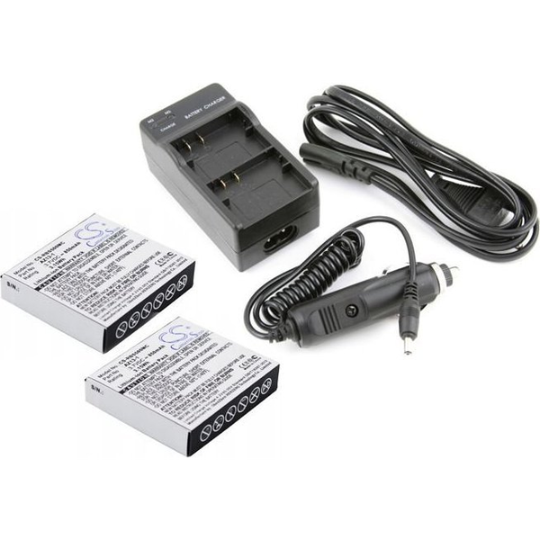 Akumulator Cameron Sino Zestaw Ładowarka + 2x Akumulator Az13-1 Xiaomi Yi