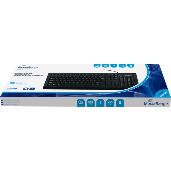 Teclado Usb Azerty Ultrafino Con Cable