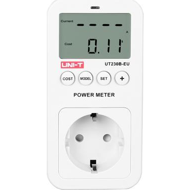 Vtičnica s stikalno uro UNI-T in merilnikom porabe elek. energije