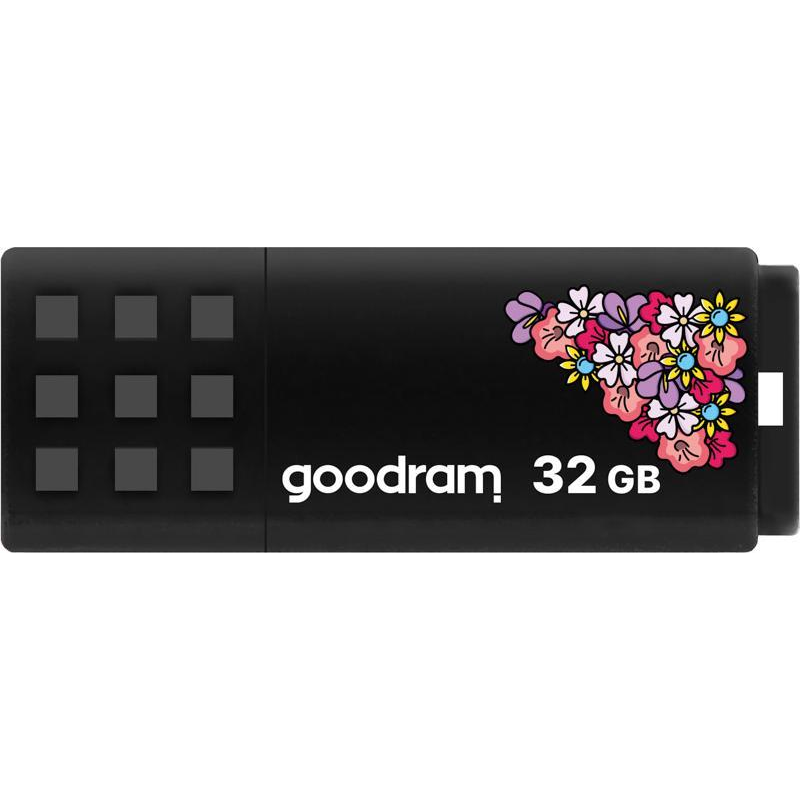 Goodram memory USB UME2 SPRING 32GB USB 2.0 Black USB kľúč USB Typ-A Čierna (UME2-0320K0R11-SP)