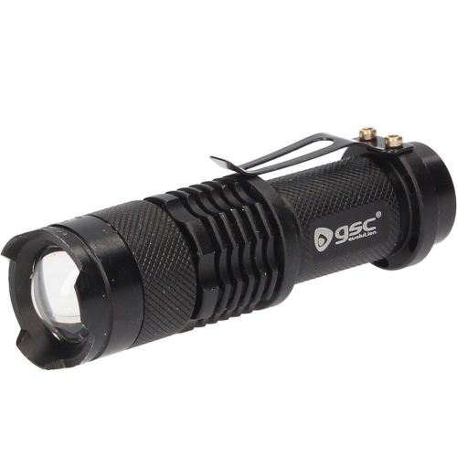 GSC (3032309) Elemes LED Zseblámpa 150 Lumen - Fekete (3032309)