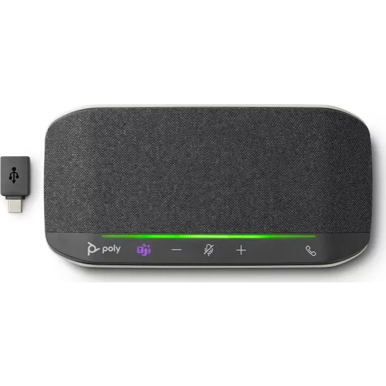 POLY Sync 10 Microsoft Teams Certified Speakerphone kihangosító PC Ezüst (77P34AA)
