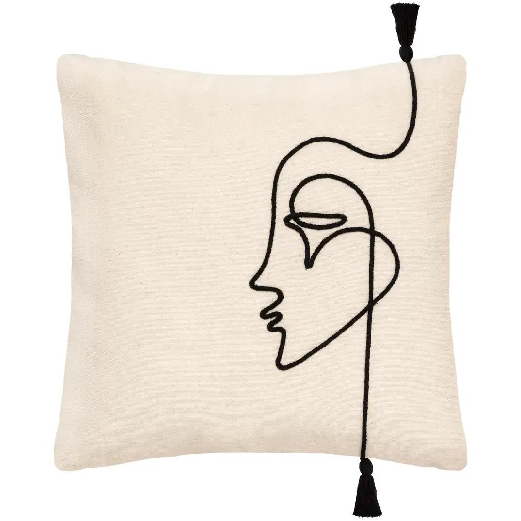 ATMOSPHERA Visage - fehér, 40 × 40cm (3560237582597)