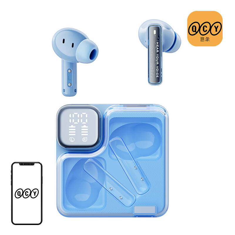 QCY T31 MeloBuds Neo TWS Bluetooth Fülhallgató Headset Töltőtokban - Kék (T31 BLUE)
