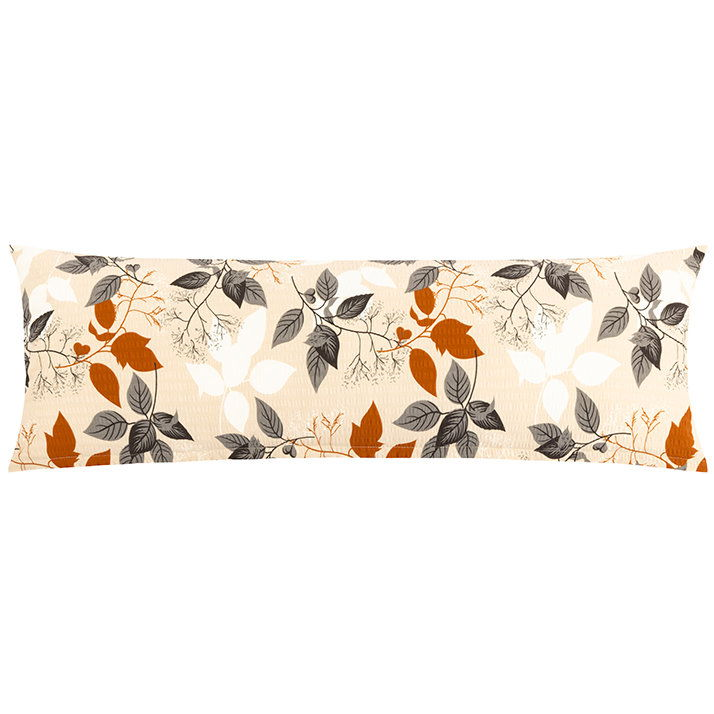 BELLATEX párnahuzat - ölelőpárna, KREP 55 × 180 cm, őszi levelek (12941)