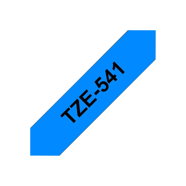 Brother TZE-541 etiketbånd Sort på blå