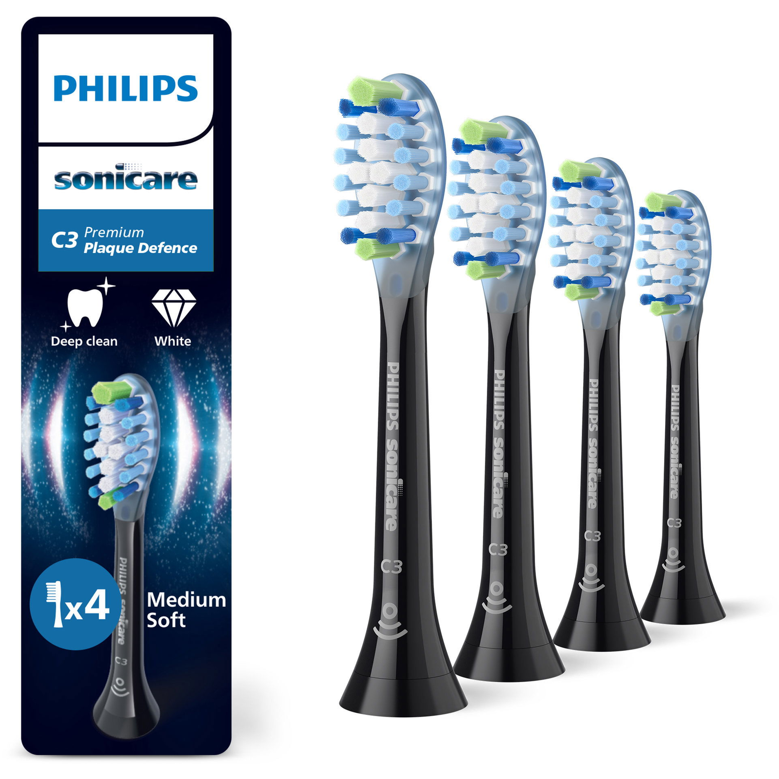 Philips Sonicare Premium Plaque Defence HX9044/88, 4 db (HX9044/88)
