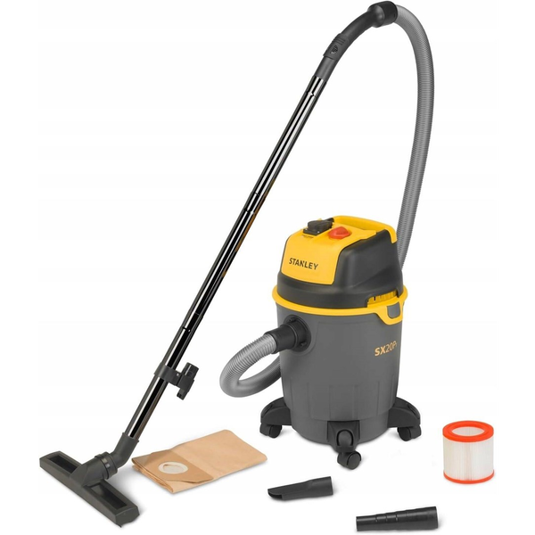 Stanley SXVC20PTE Takarítógép Porzsákos Ipari Porszívó 1200 Watt