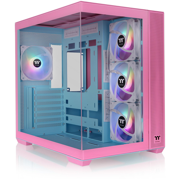 Midi Thermaltake View 380 TG ARGB Bubble Pink