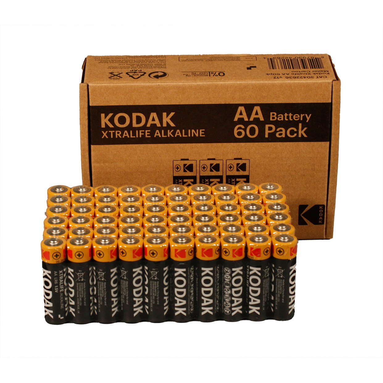Kodak 30422636 Xtralife Alkáli AA Ceruzaelem (60db/csomag) (30422636)