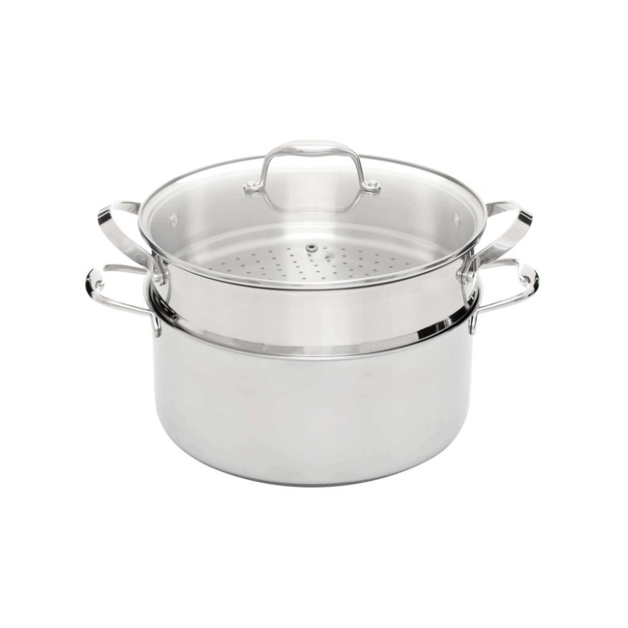 Kohersen Black Cube 28 cm Fazék - Ezüst (71105)