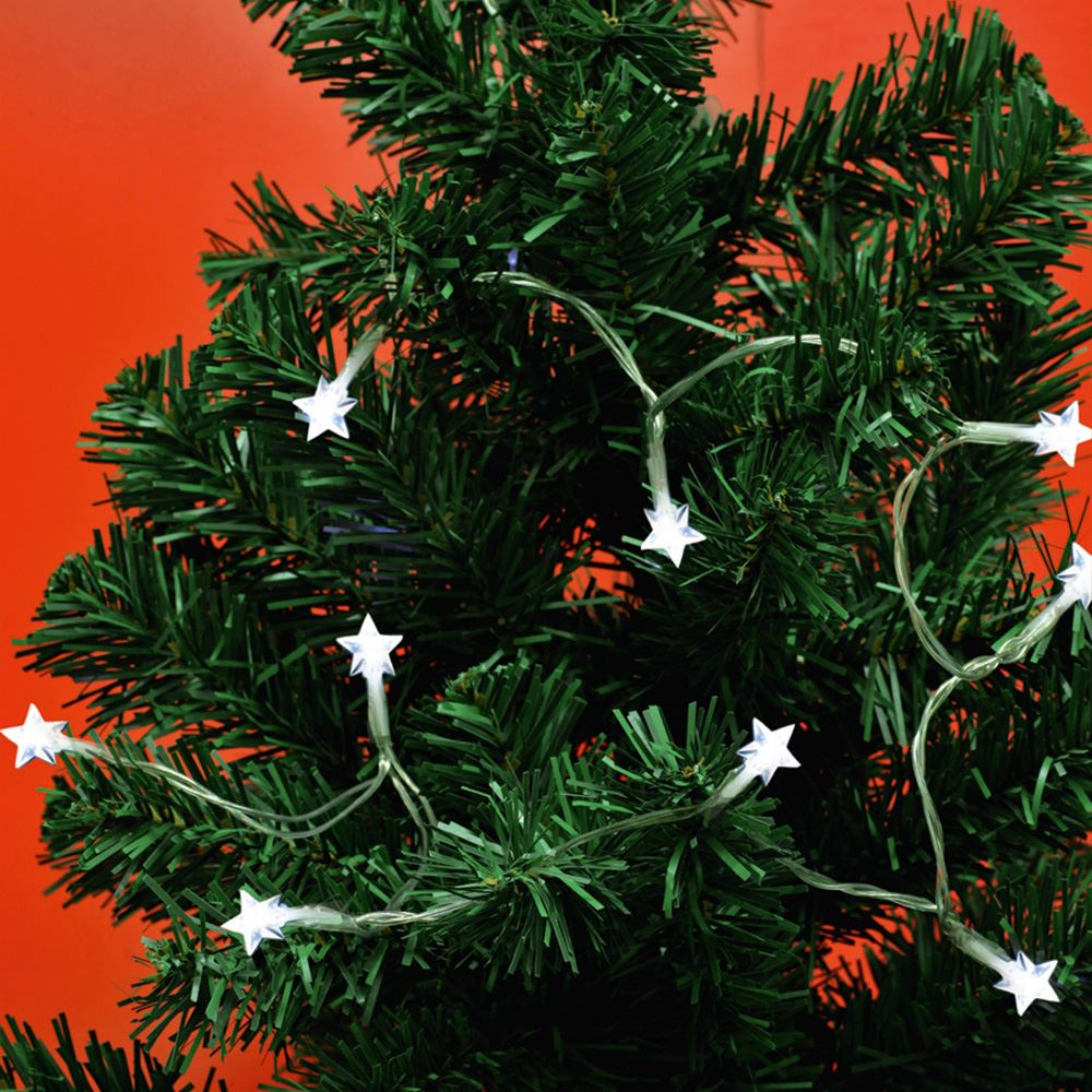 Somogyi MLC 10/CS LED-es csillag mini fényfüzér, 10 melegfehér LED (MLC 10/CS)