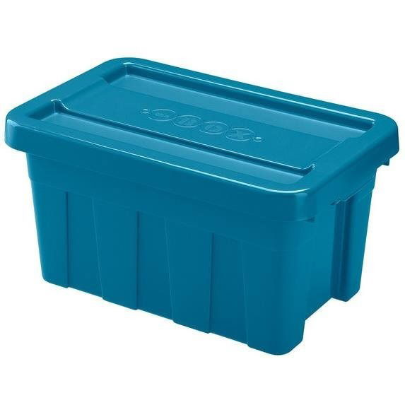 HEIDRUN Tárolódoboz fedéllel 45 × 29 × 24 cm 20 literes, heavy duty (HDR7302)