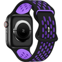 Beline Óraszíj Apple Watch New Sport Szilikon 38/40/41mm Fekete/Lila Doboz