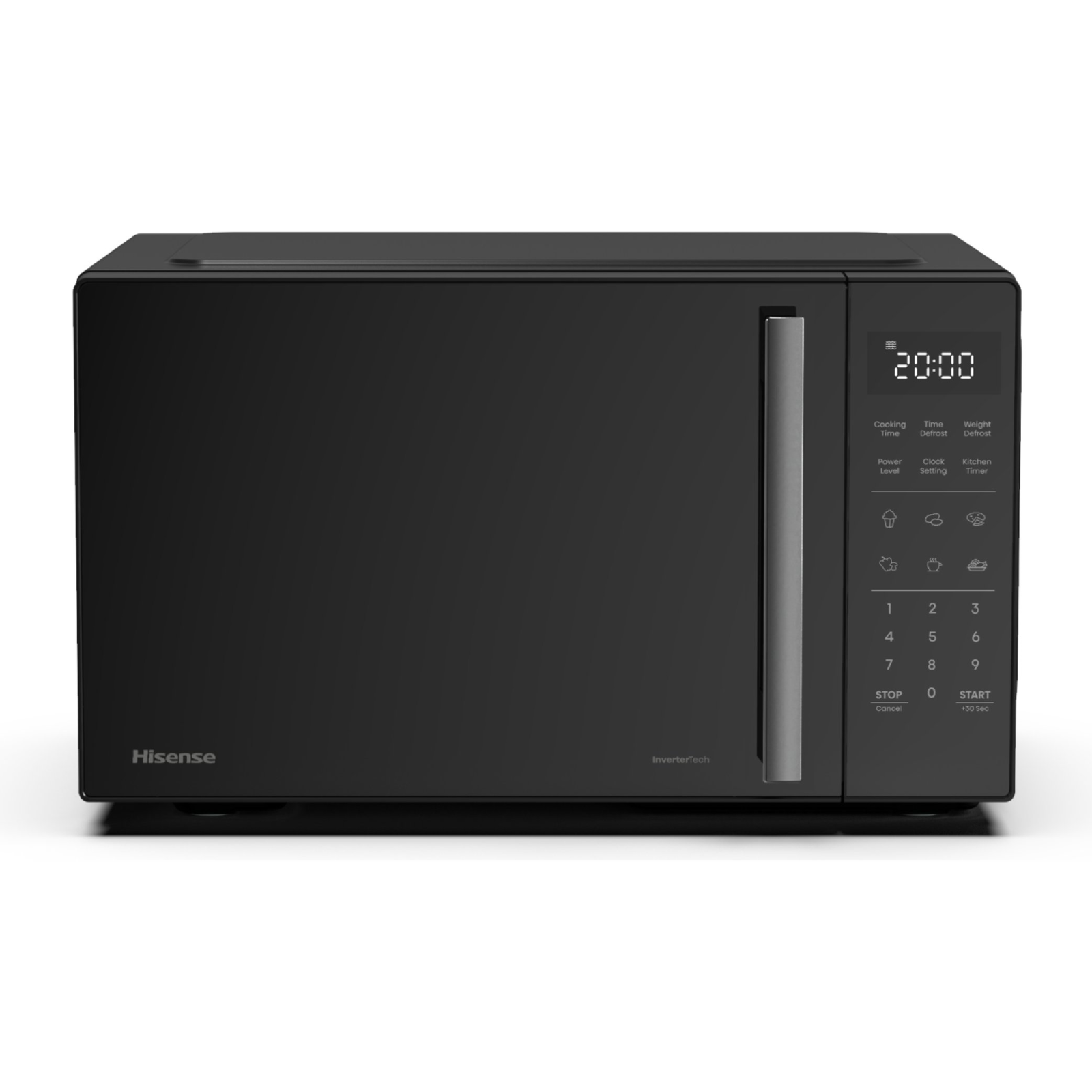 Hisense H23MOBS4HI 900W 23L fekete mikrohullámú sütő (H23MOBS4HI)