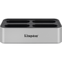 Kingston Technology WFS-S dokovacia stanica a replikátor portov Kábel USB 3.2 Gen 2 (3.1 Gen 2) Type-C Čierna, Strieborná