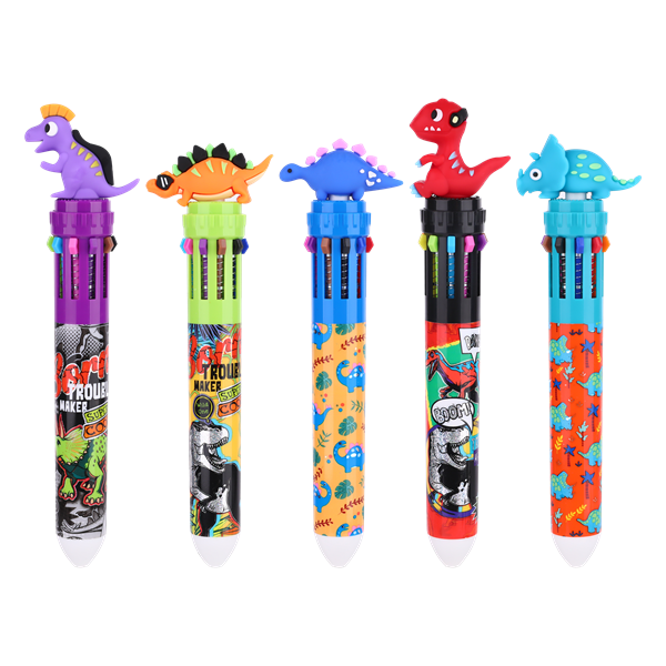 Nebulo Baby dino 10 színű golyóstoll (DTG-10COL-001)