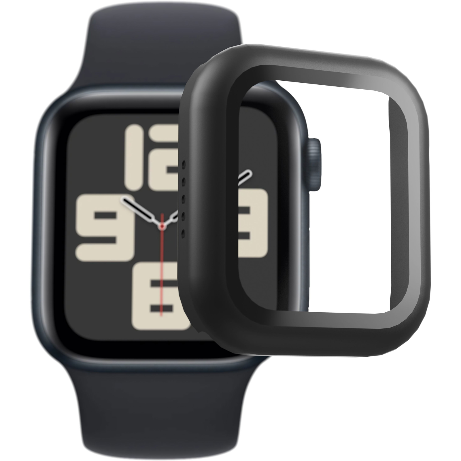 AlzaGuard Elite Hero Case Apple Watch 44mm fekete tok (AGD-WCP3B)